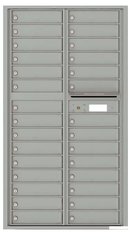 Florence 4C Horizontal Mailbox - 29 Doors - Max Height USPS Access
