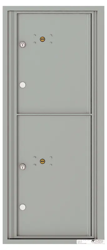 Florence 4C Horizontal Mailbox - 2 Parcel Lockers - 11 Doors High USPS Access