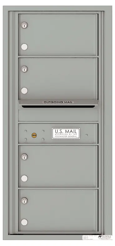 Florence 4C Horizontal Mailbox - 4 Doors - 10 Doors High USPS Access