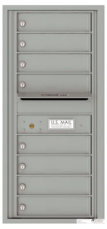 Florence 4C Horizontal Mailbox - 8 Doors - 10 Doors High USPS Access
