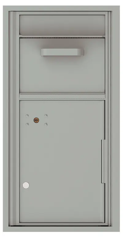 Florence 4C Mailbox Hopper Collection Drop Box - 9 Doors High USPS Access