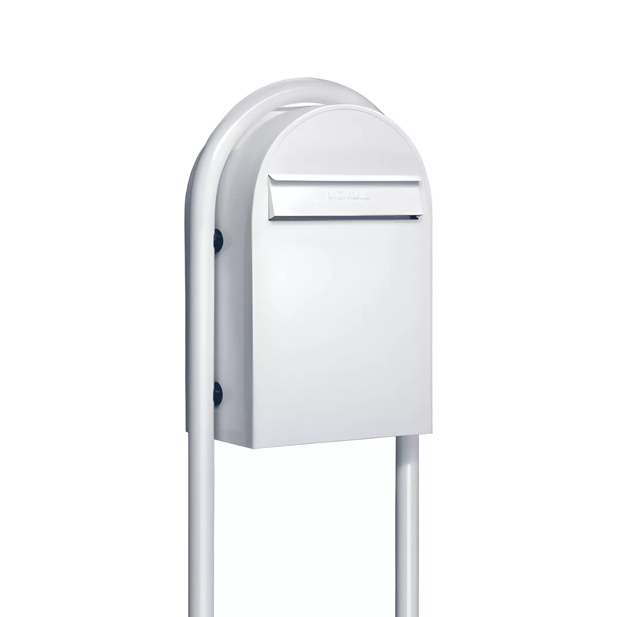 USPS Approved Bobi Classic B Rear Access Modern Locking White Mailbox