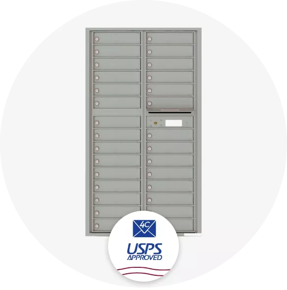 4C Recessed  Mounted Mailboxes