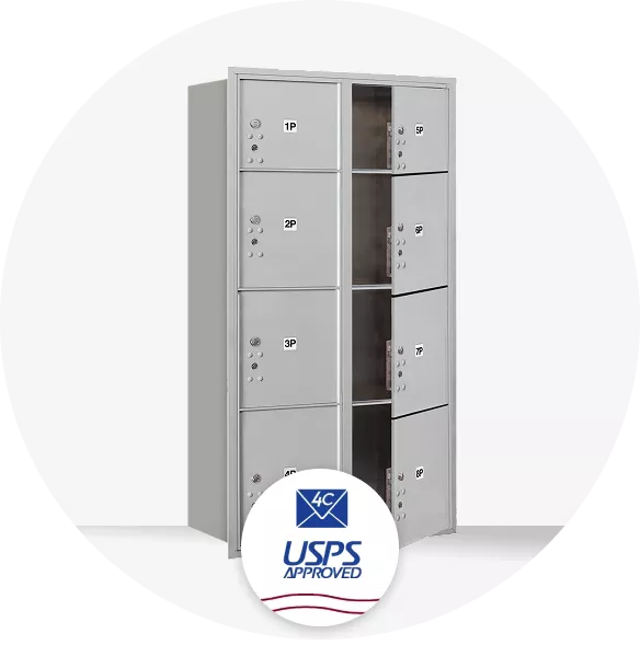 4C Horizontal  Parcel Lockers