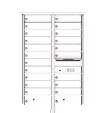 White 4C Mailbox Finish