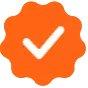 Orange Badge With A Check Mark