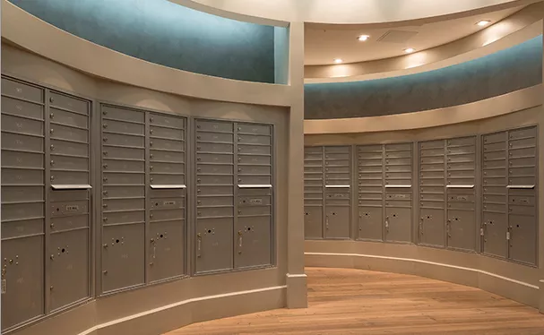 Recessed Lobby Mailboxes ( 4C Horizontal )