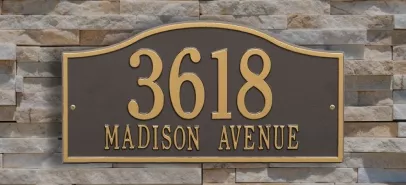 Wall Address Plaque