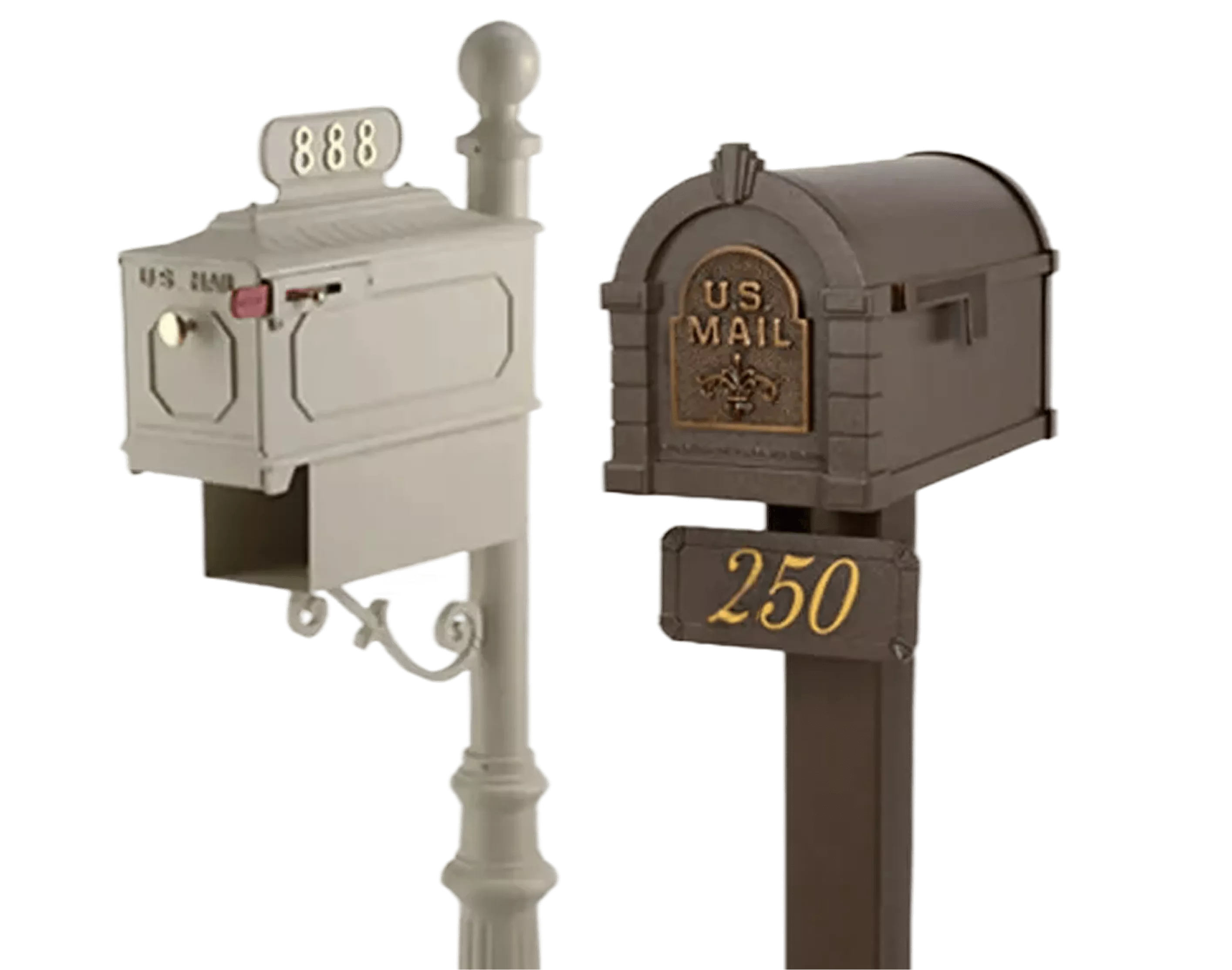 Salsbury 3285 Universal Pedestal Style Mailboxes