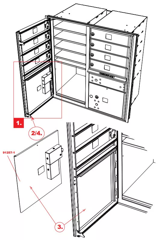 left side parcel door