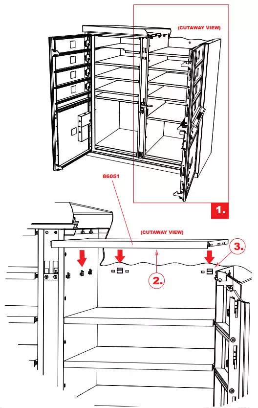 REPLACEMENT OF SHELF