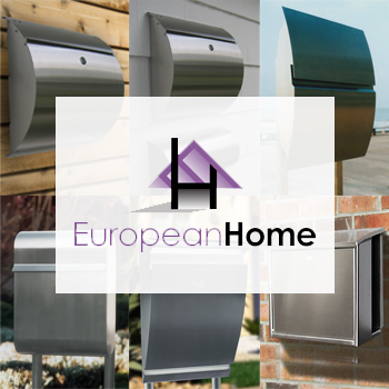 European Home - Modern Stainless Steel Mailboxes