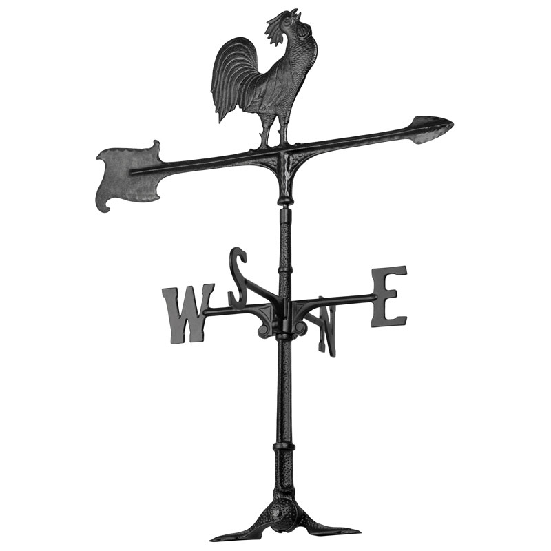 Whitehall 24" Accent Directions ROOSTER Weathervane in Black