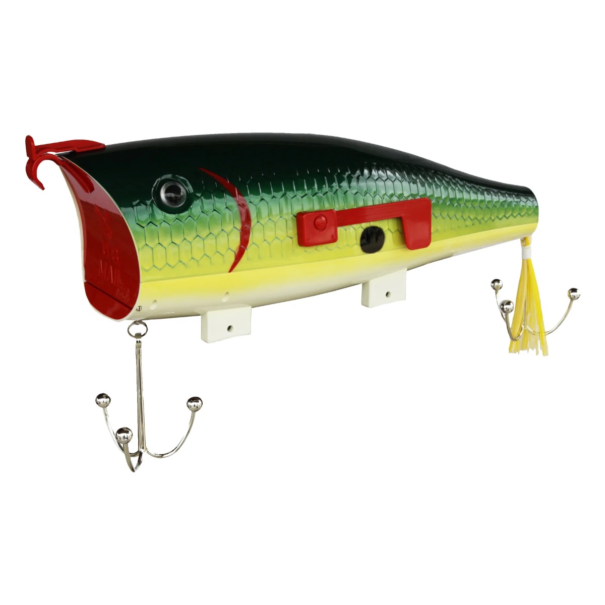 Rivers Edge Green Shad Fishing Lure Novelty Mailbox