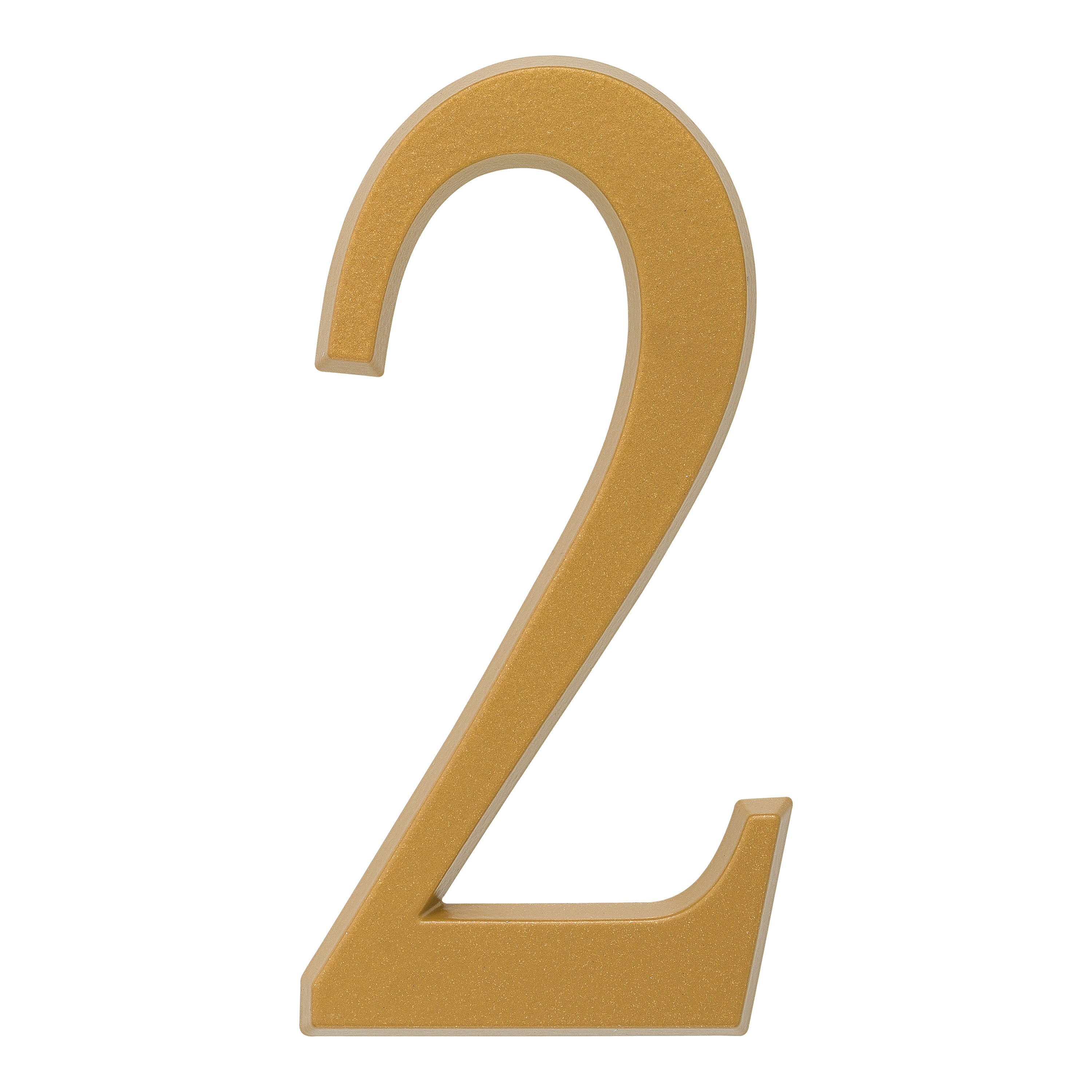Whitehall 4.75 inch Gold House Address Number - 2