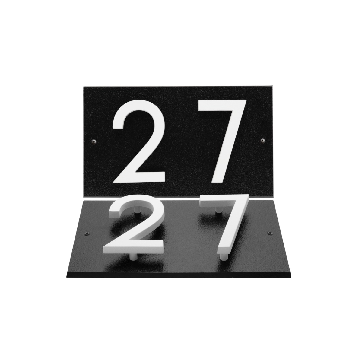 Whitehall Floating Stand-off 2-Number Horizontal Plaque Modern House N
