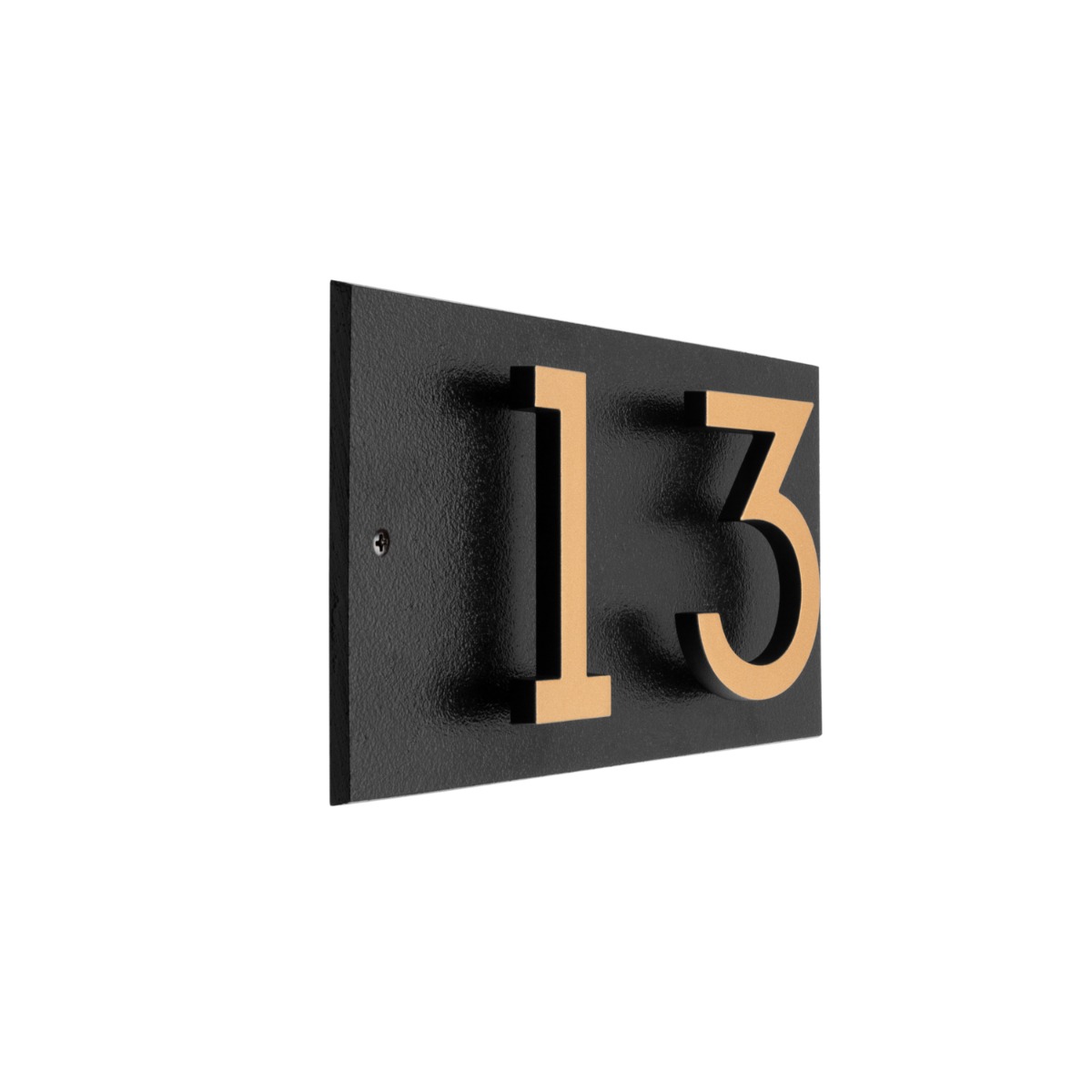 Whitehall Floating Stand-off 2-Number Horizontal Plaque Modern House N