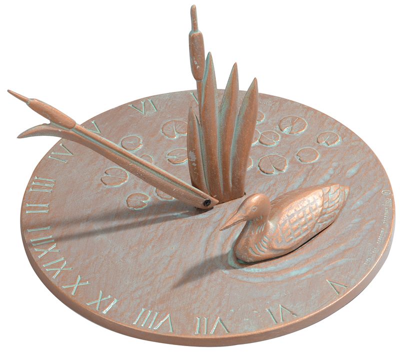 Whitehall Loon Sundial - Oil Rub Bronze