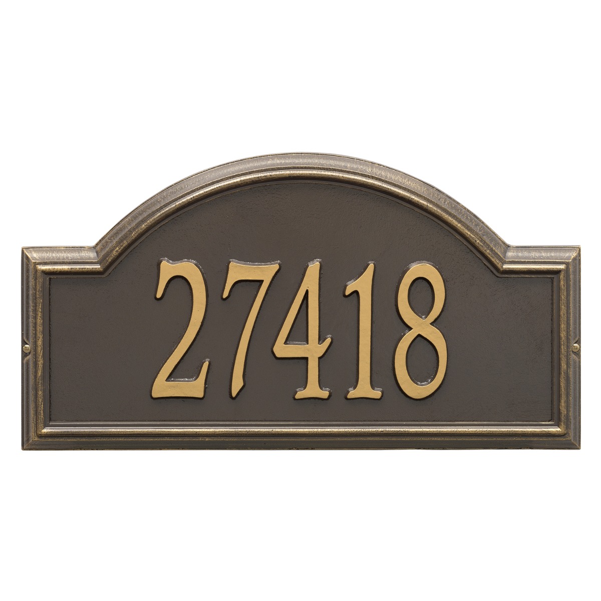 Whitehall Providence Arch - Estate Wall - One Line Address Plaque 