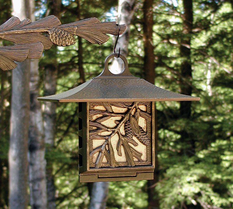 Whitehall Pinecone Suet Feeder - Copper Verdi