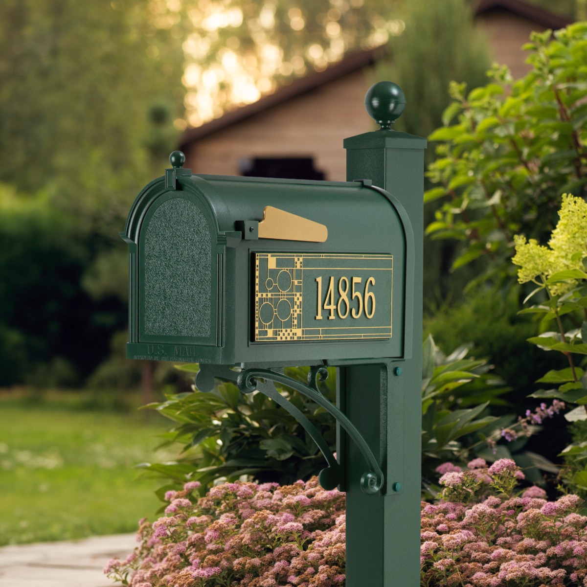 Whitehall Deluxe Mailbox Frank Lloyd Wright Coonley Package