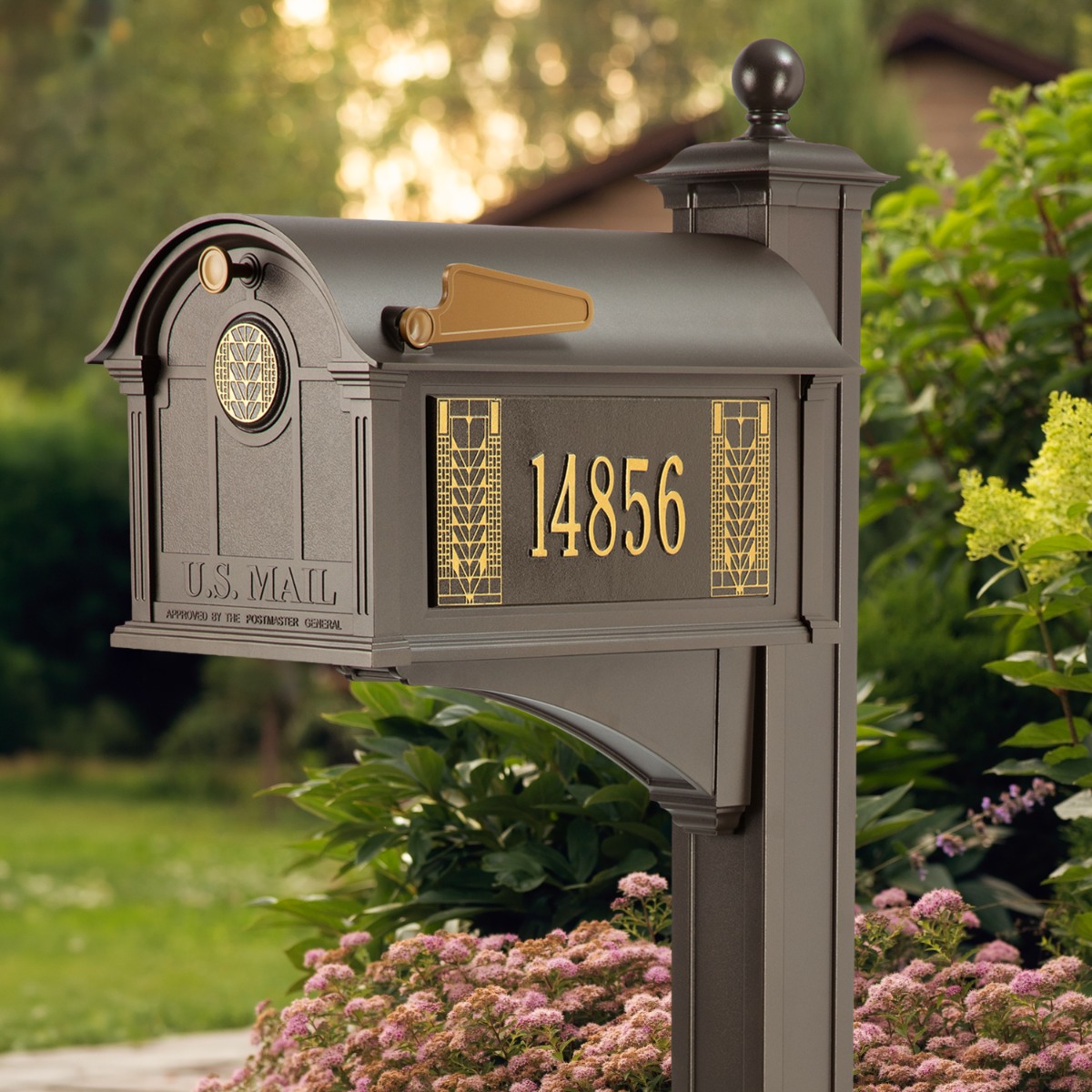 Balmoral Mailbox Frank Lloyd Wright Tree Of Life Package