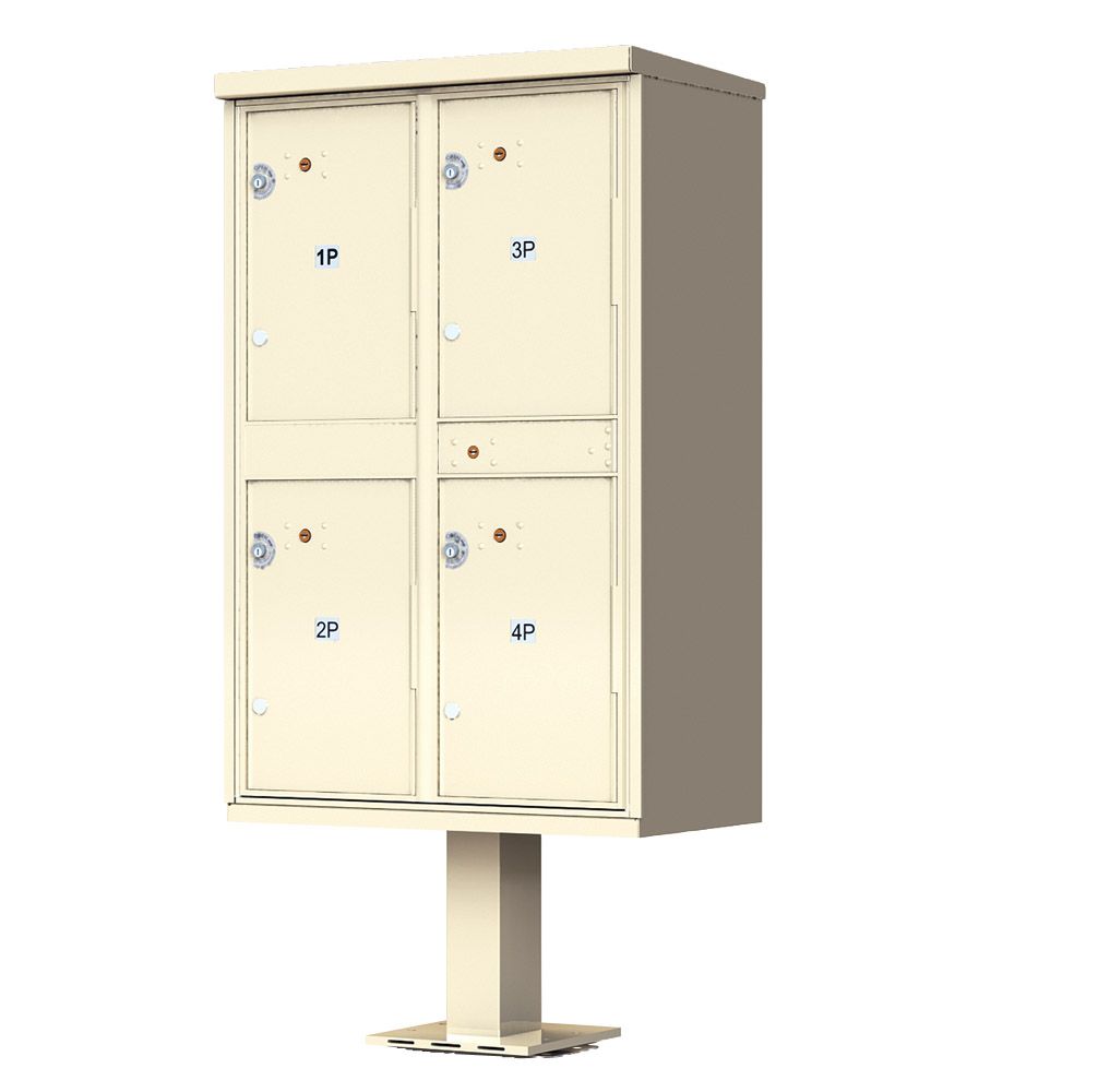 4 Door Parcel Locker Cluster Mailbox