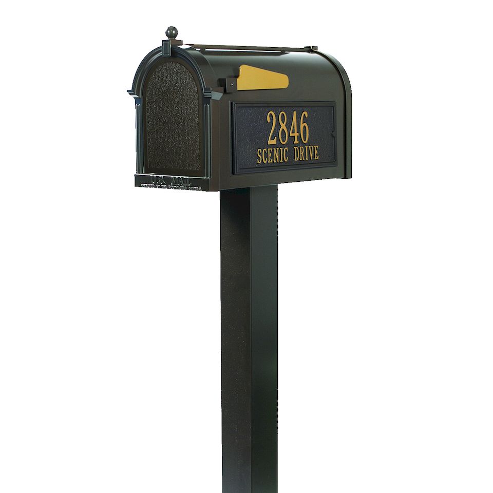 Whitehall Premium Streetside Mailbox Package - Shop Now