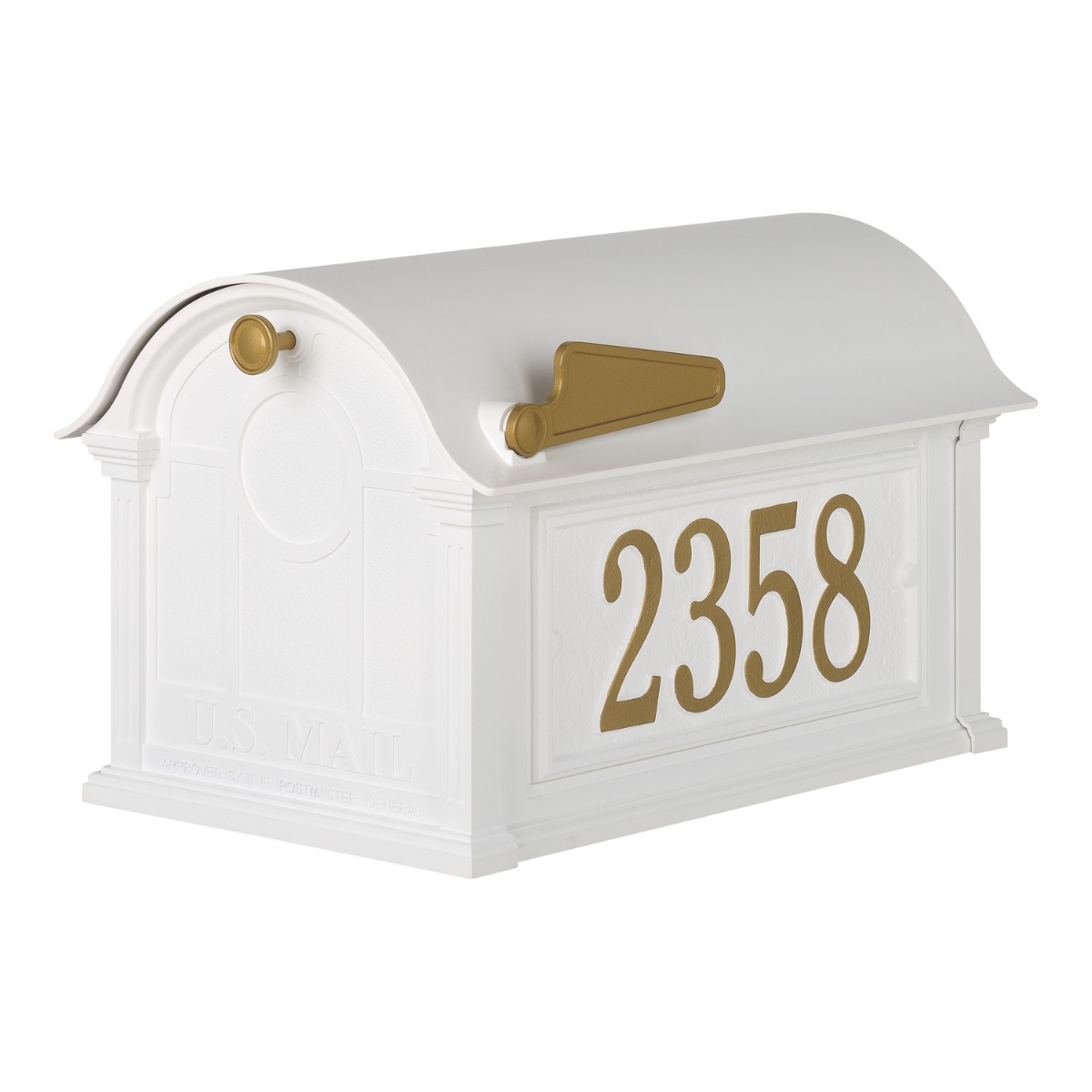 White Balmoral Mailbox