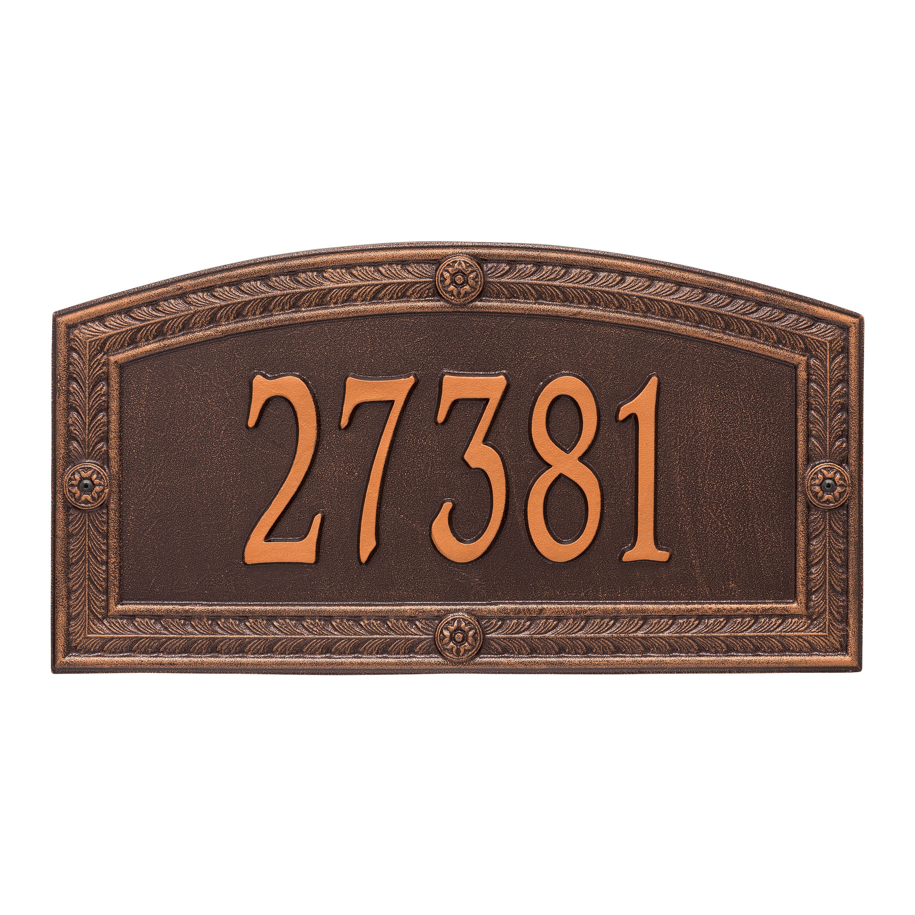 Personalized Hamilton Plaque - Estate - Wall - 1 line 