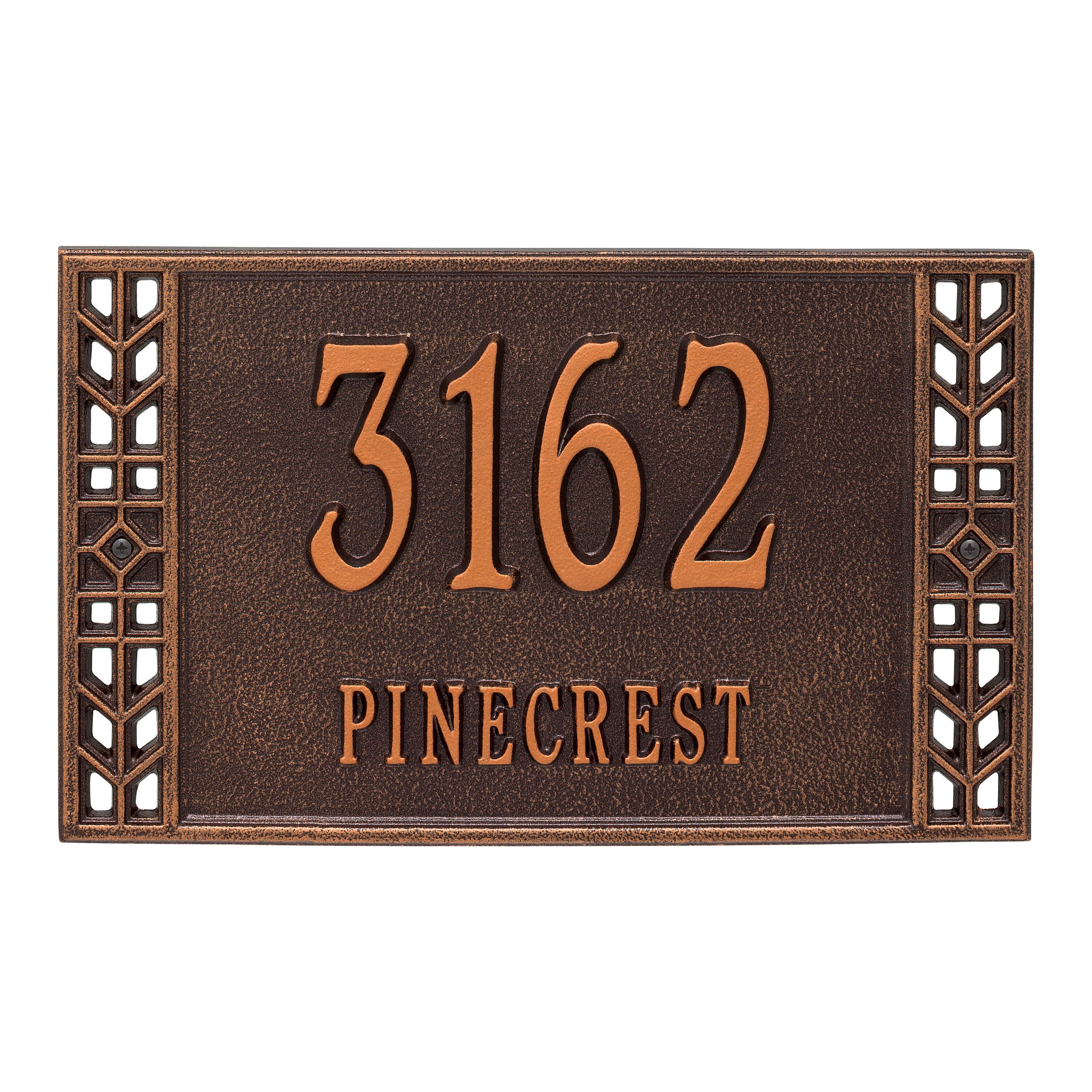 Personalized Boston Plaque - Standard - Wall - 2 Line 
