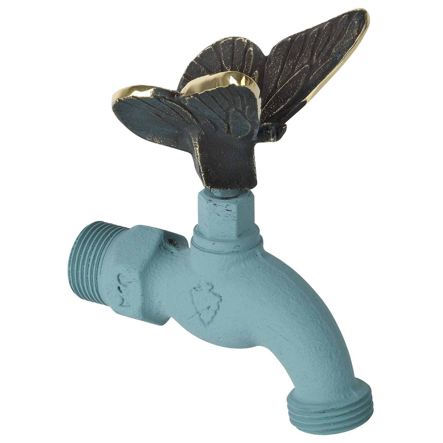 Whitehall Butterfly Faucet (Solid Brass) - Verdigris Finish