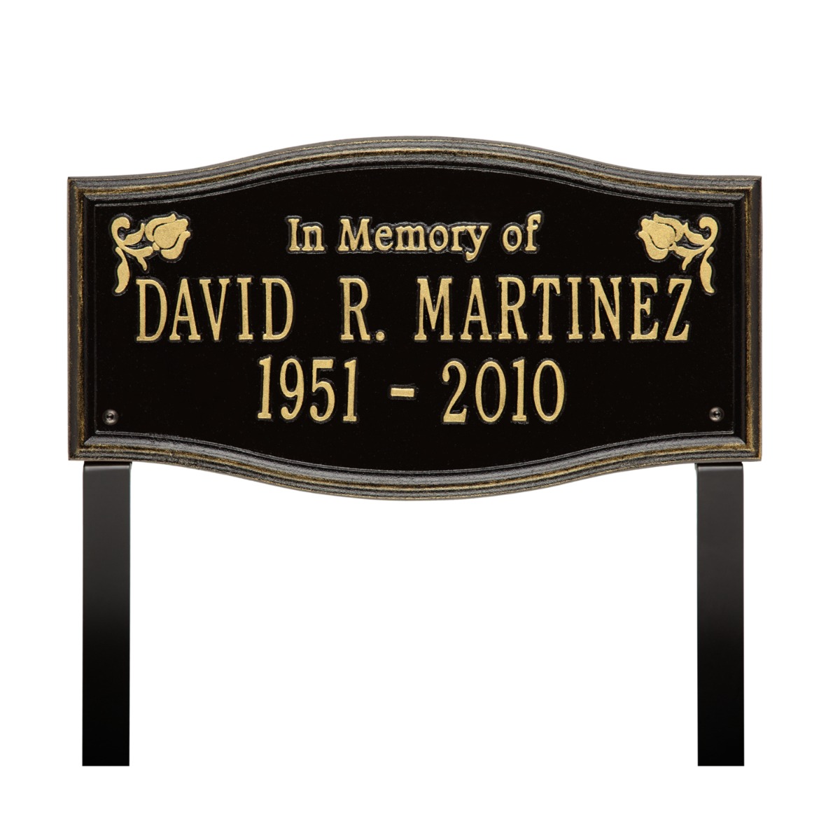 Alexandria - Standard Lawn Plaque - Two Line 