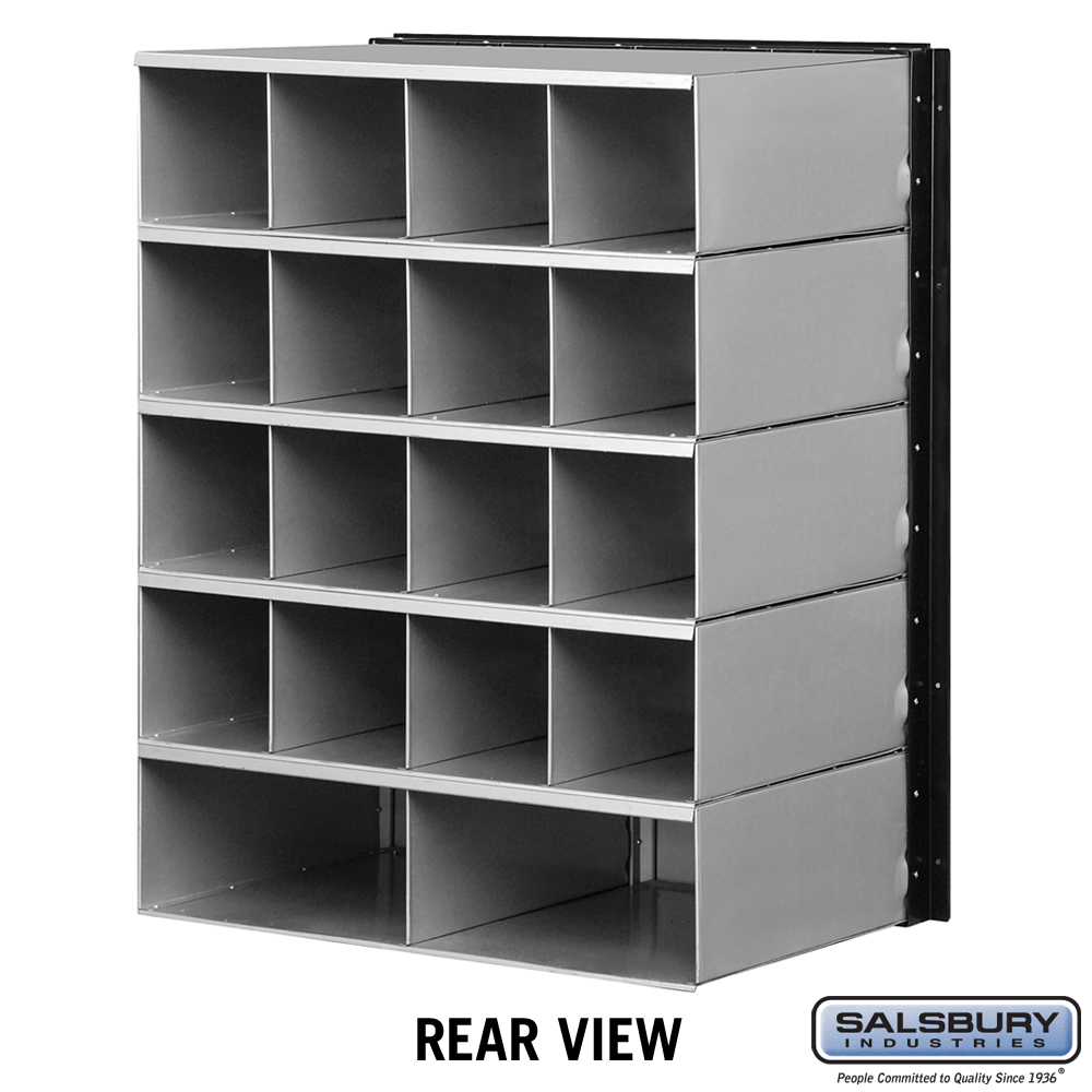 Salsbury 2218 Aluminum Mailbox System 18 Tenant Doors