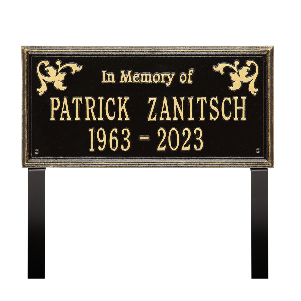 Wilmington - Standard Lawn Plaque - Two Line 