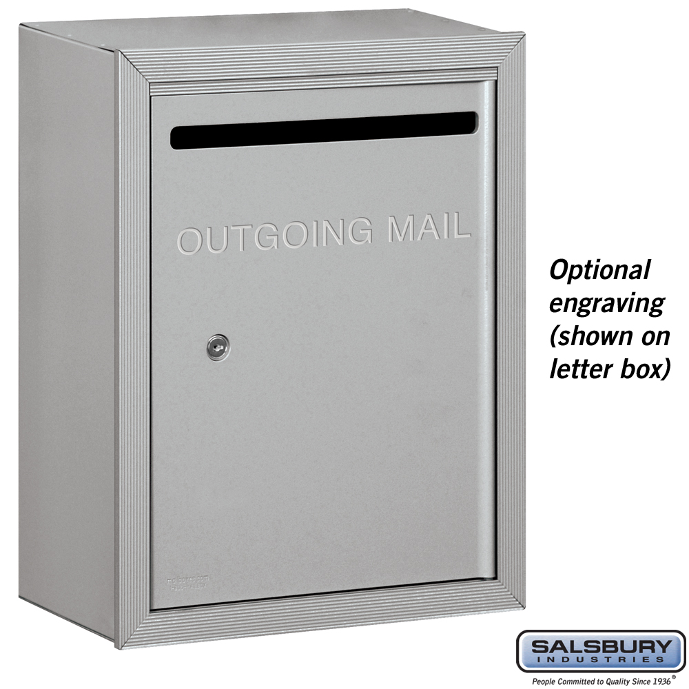 Sar Box Lettering Size Salsbury 2266R-LB Custom Engraving Regular For Letter Box