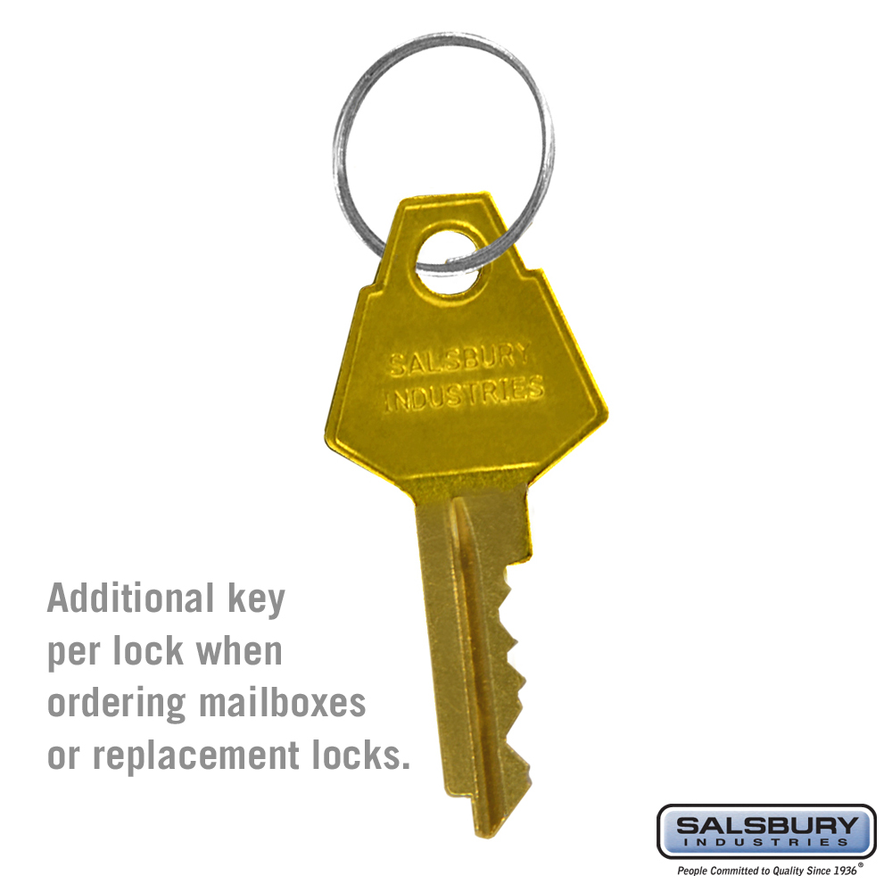 Salsbury Additional Key - for Aluminum Mailbox Standard Lock