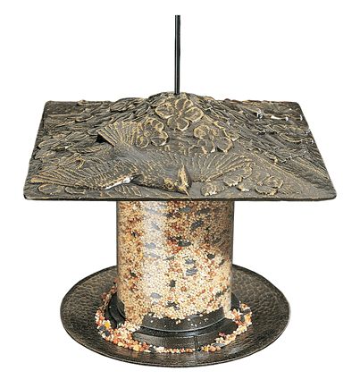 Whitehall 6" Cardinal Tube Feeder - Copper Verdi