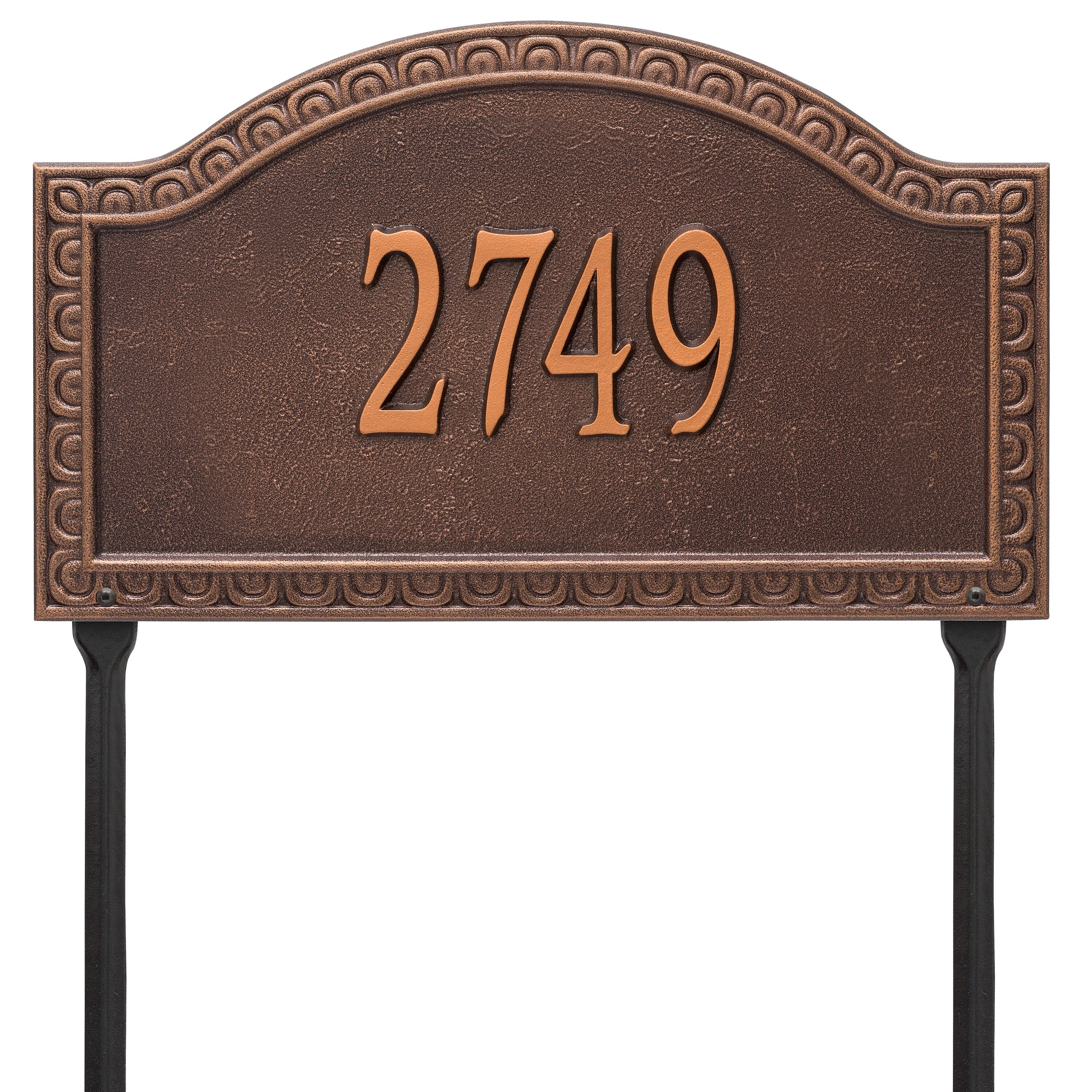 Personalized Penhurst Plaque - Grande - lawn- 1 Line 