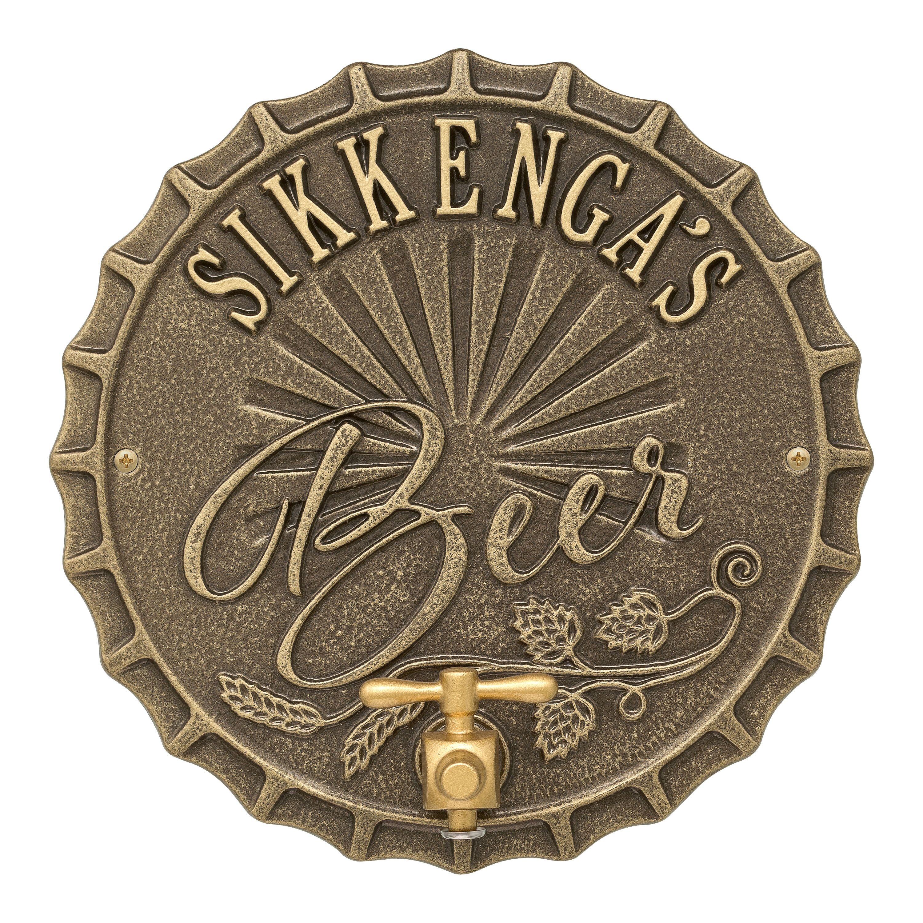 Bottle Cap Brew Pub Plaque