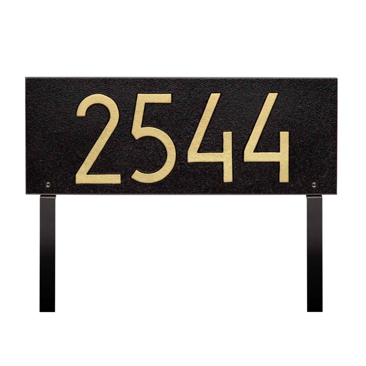 Whitehall Mid-Century Modern Rectangle Plaque, Standard Lawn 1-line