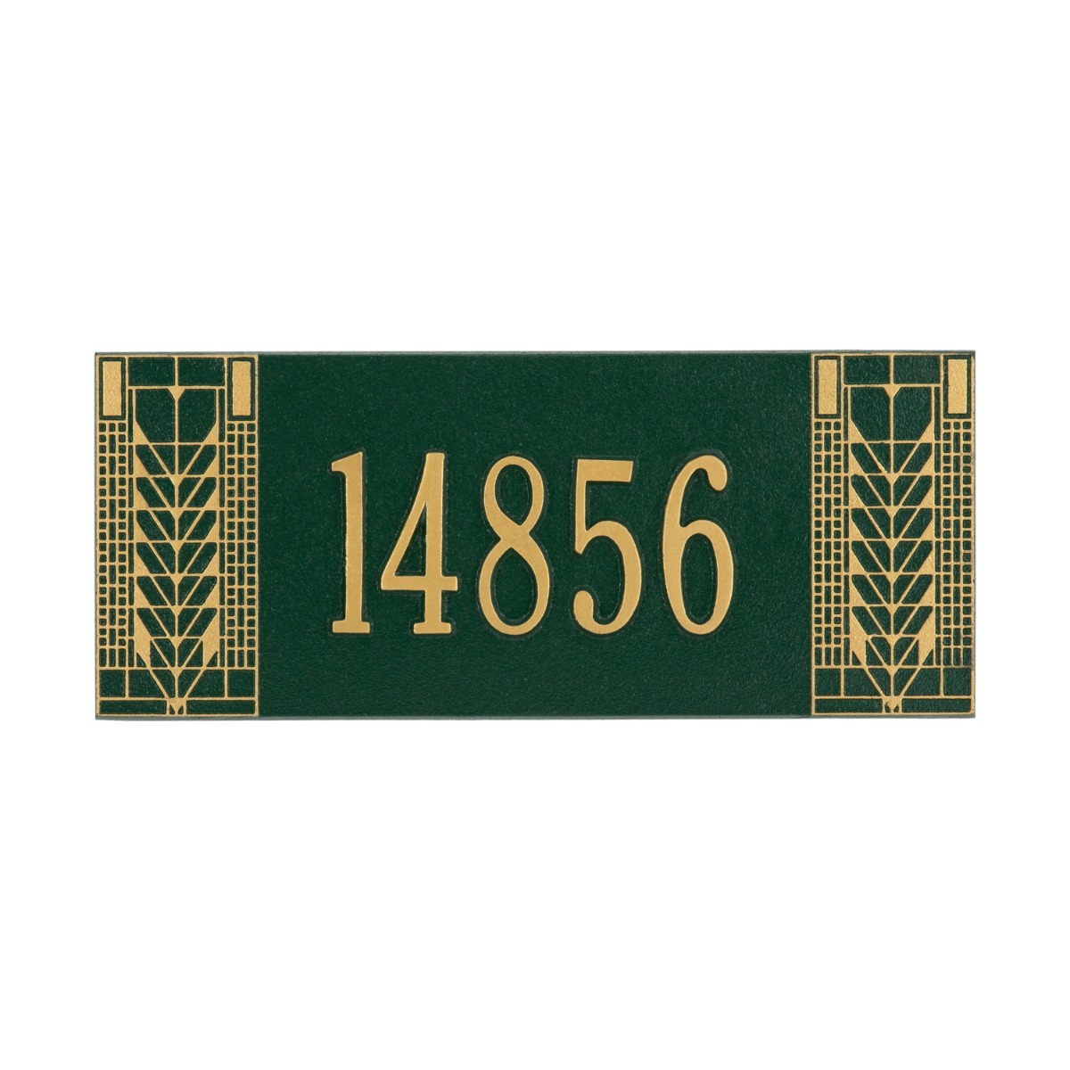 Whitehall Mailbox Side Plaque - Frank Lloyd Wright Tree of Life, 1-line Personalized