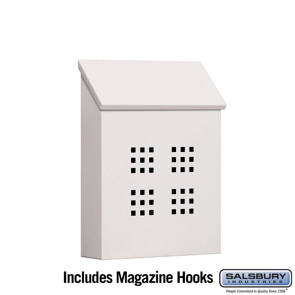 Salsbury Traditional Mailbox - Decorative - Vertical Style