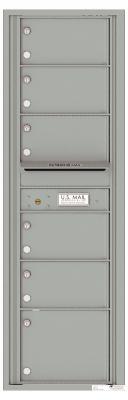 Versatile Front Loading Commercial Mailbox with 6 Tenant Doors