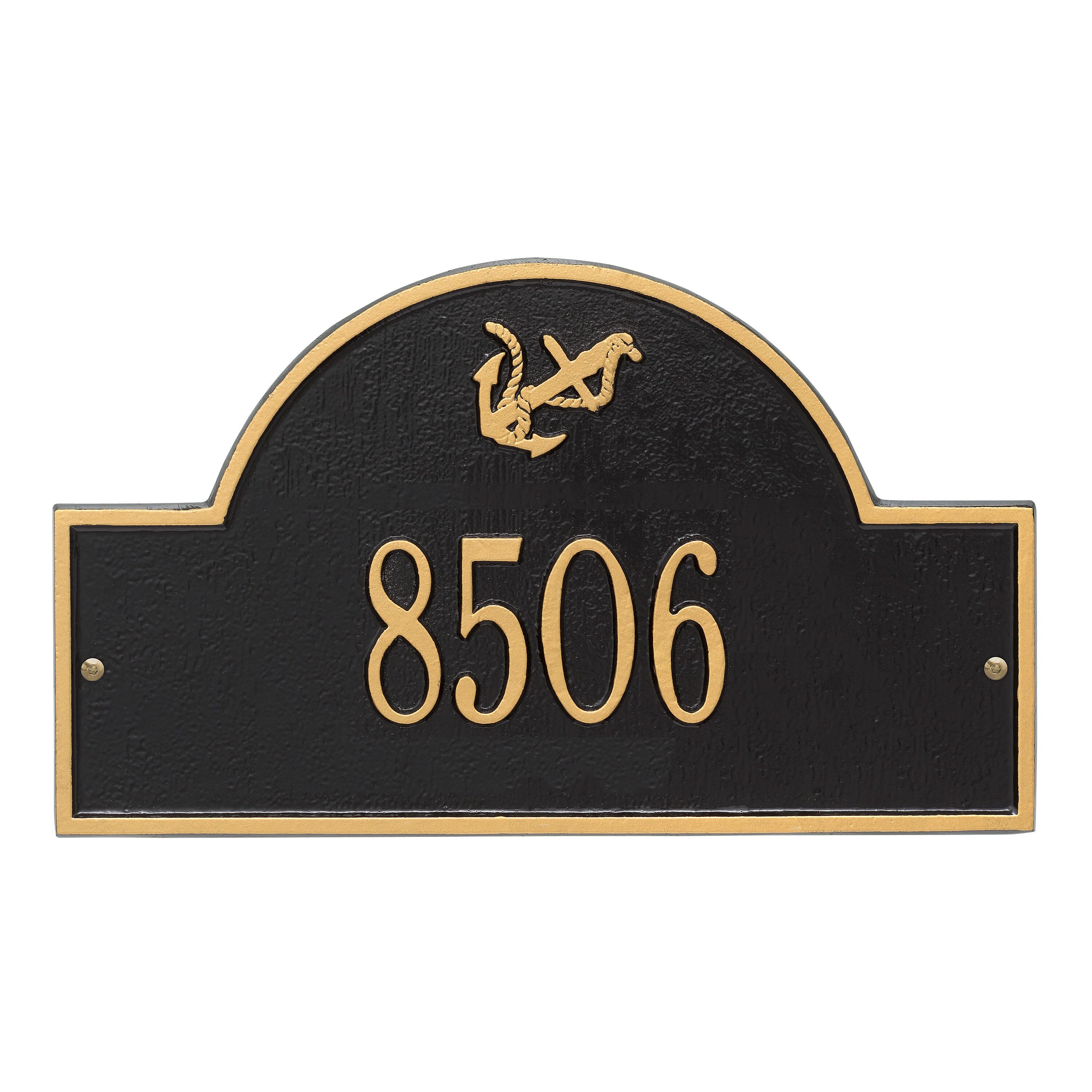 Personalized Anchor Arch Plaque