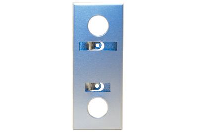 Escutcheon - Anod Aluminum with Design