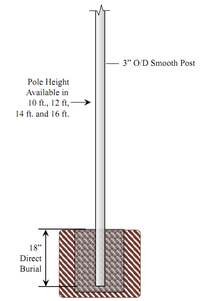 Direct Burial Post