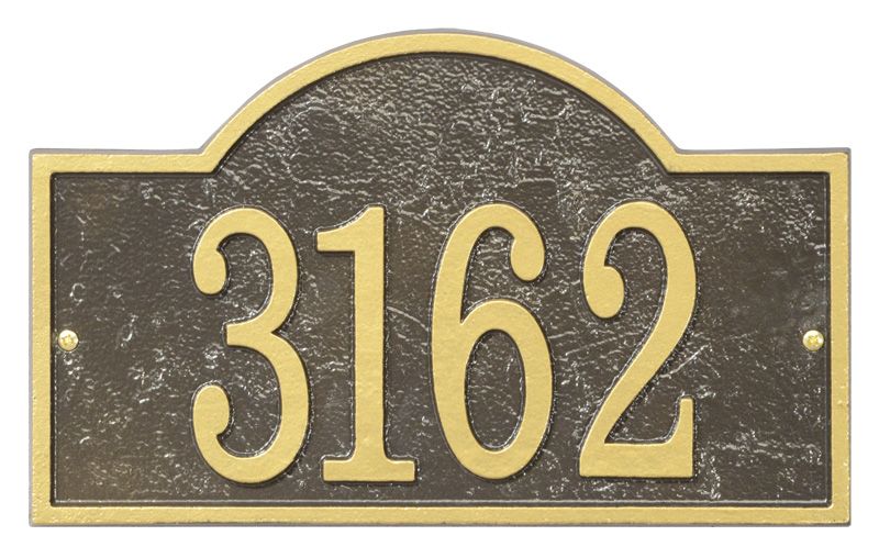 Fast & Easy Arch House Numbers Plaque