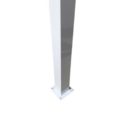 RetroBox / UptownBox Optional Sidewalk Surface mounted Pole