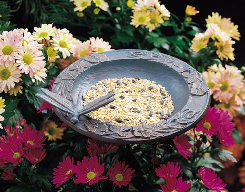 Whitehall Dragonfly Garden Bird Feeder - Copper Verdi